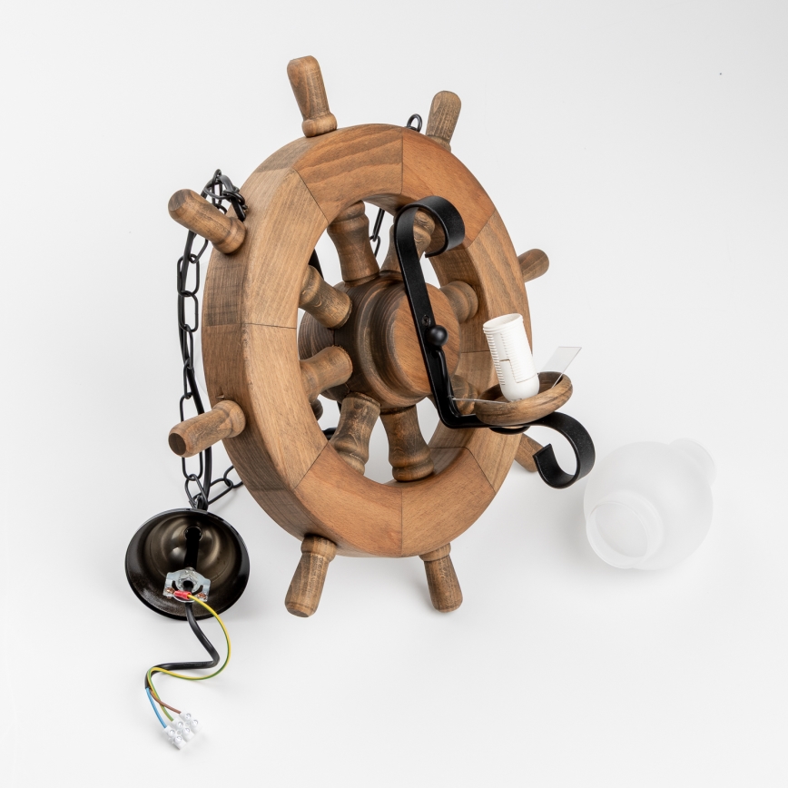 Brilagi - Lustr na řetězu TIMONA 2xE14/40W/230V buk