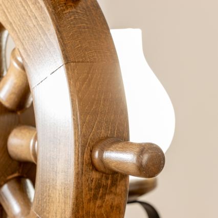 Brilagi - Lustr na řetězu TIMONA 2xE14/40W/230V buk/ořech