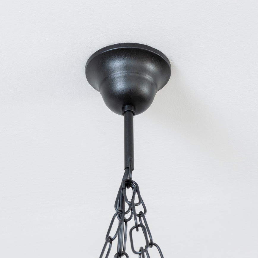 Brilagi - Lustr na řetězu TIMONA 4xE14/40W/230V pr. 50 cm buk/ořech