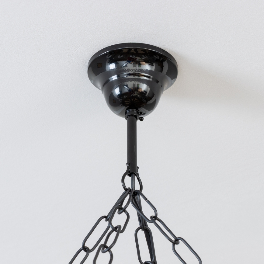 Brilagi - Lustr na řetězu TIMONA 8xE14/40W/230V pr. 70 cm buk