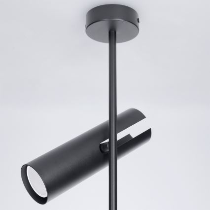 Brilagi - Lustr na tyči BRANCH 2xGU10/30W/230V černá