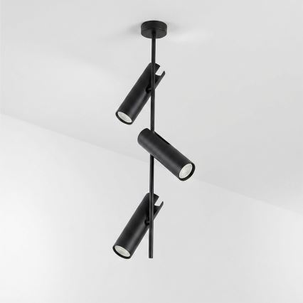 Brilagi - Lustr na tyči BRANCH 3xGU10/30W/230V černá