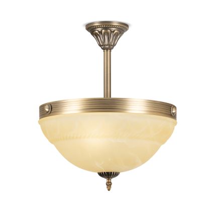 BRILAGI - Lustr na tyči DAHLIA 3xE27/40W/230V pr. 37 cm mosaz