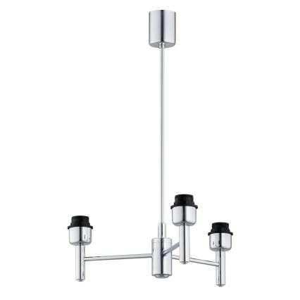 Brilagi - Lustr na tyči MONTE 3xE27/60W/230V béžová/lesklý chrom