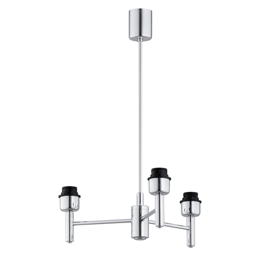 Brilagi - Lustr na tyči MONTE 3xE27/60W/230V béžová/lesklý chrom