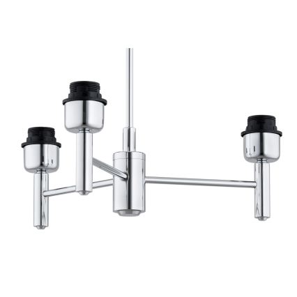 Brilagi - Lustr na tyči MONTE 3xE27/60W/230V béžová/lesklý chrom