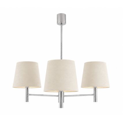 BRILAGI - Lustr na tyči MONTE 3xE27/60W/230V krémová/lesklý chrom