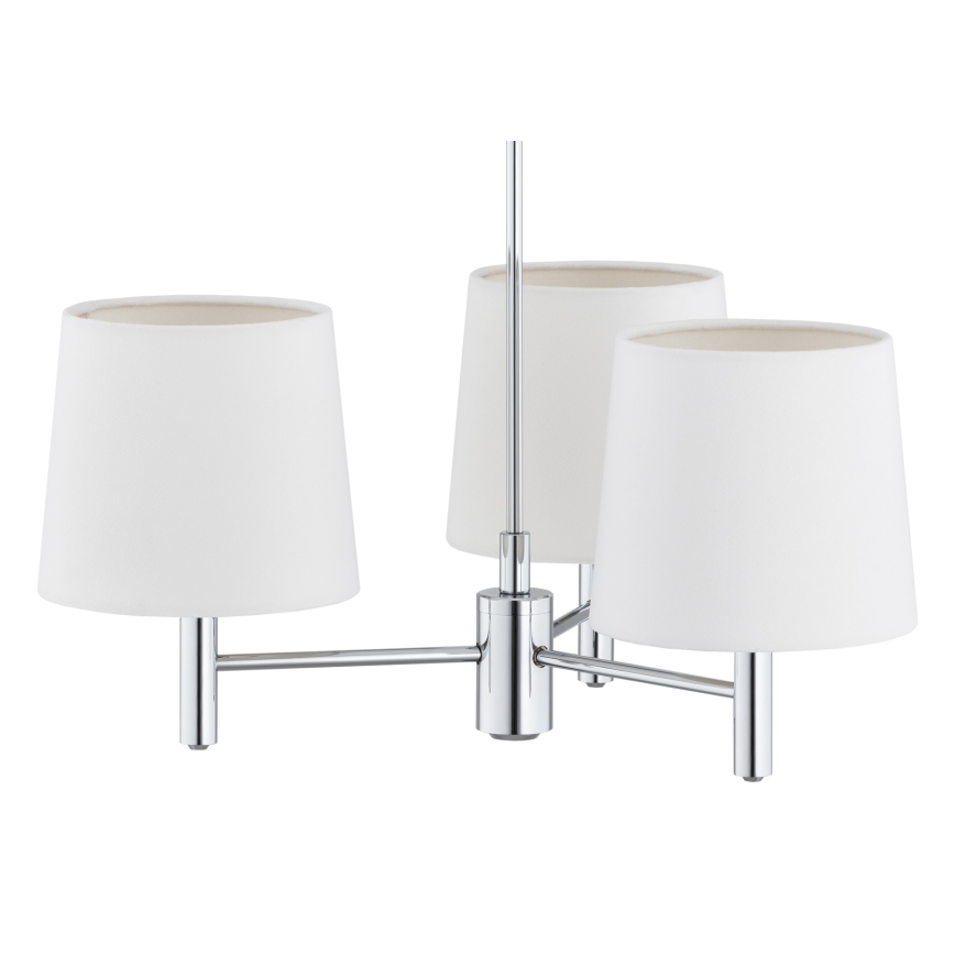 BRILAGI - Lustr na tyči MONTE 3xE27/60W/230V krémová/lesklý chrom