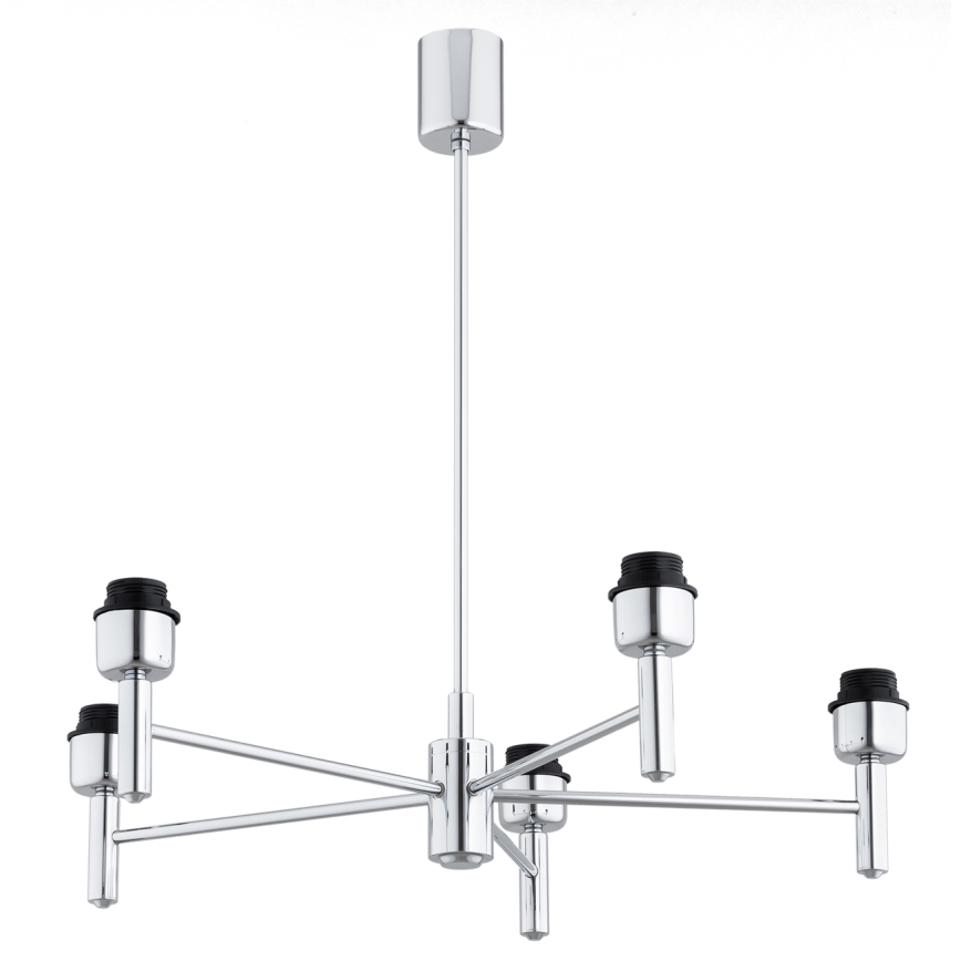 Brilagi - Lustr na tyči MONTE 5xE27/60W/230V krémová/lesklý chrom