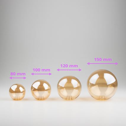 Brilagi - Náhradní sklo k lustru, nástěnnému svítidlu a lampě MISTEL, MILLA pr. 10 cm zlatá