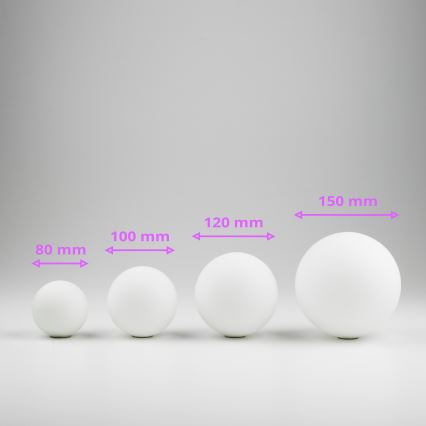 Brilagi - Náhradní sklo k lustru, nástěnnému svítidlu a lampě MISTEL, MILLA pr. 15 cm bílá