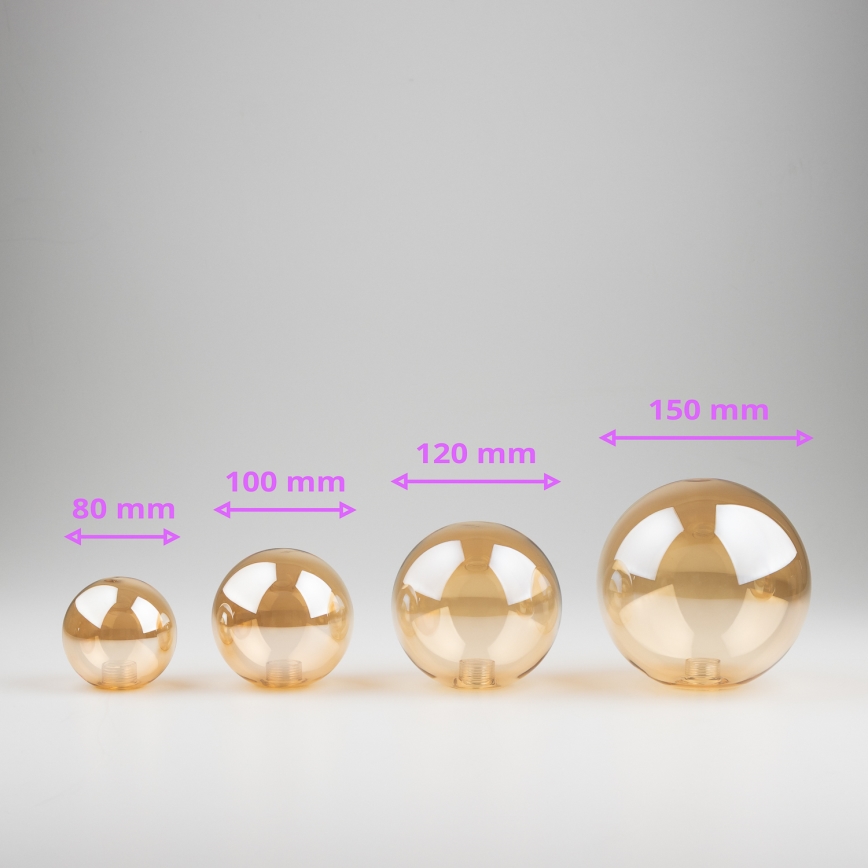 Brilagi - Náhradní sklo k lustru, nástěnnému svítidlu a lampě MISTEL, MILLA pr. 8 cm zlatá