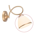 Brilagi - Náhradní sklo k nástěnné lampě a lustru FRED E27 pr. 13,5 cm krémová/zlatá
