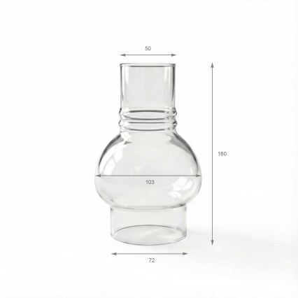Brilagi - Náhradní sklo k petrolejové lampě MERLIN