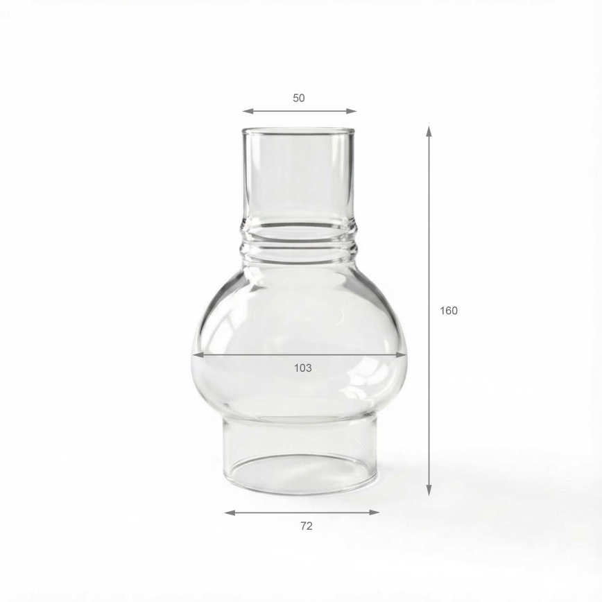 Brilagi - Náhradní sklo k petrolejové lampě MERLIN