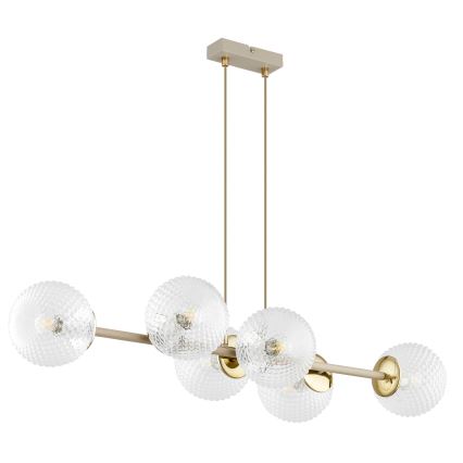 Brilagi - Náhradní sklo univerzální STELLA E27 pr. 15 cm čirá/zlatá