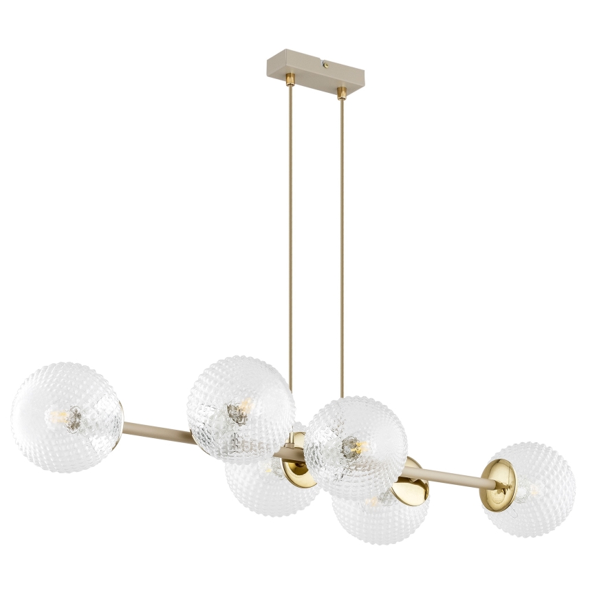 Brilagi - Náhradní sklo univerzální STELLA E27 pr. 15 cm čirá/zlatá