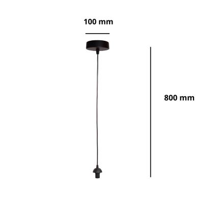 BRILAGI - Napájecí kabel PARTY 1xE14/60W/230V černá