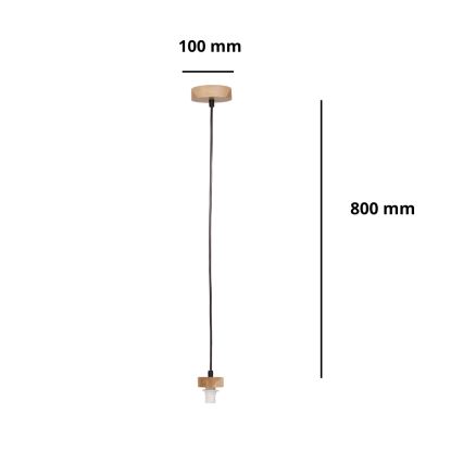 BRILAGI - Napájecí kabel PARTY 1xE14/60W/230V dub