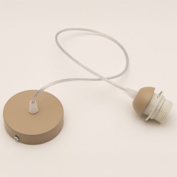 Brilagi - Napájecí kabel PARTY 1xE27/60W/230V béžová