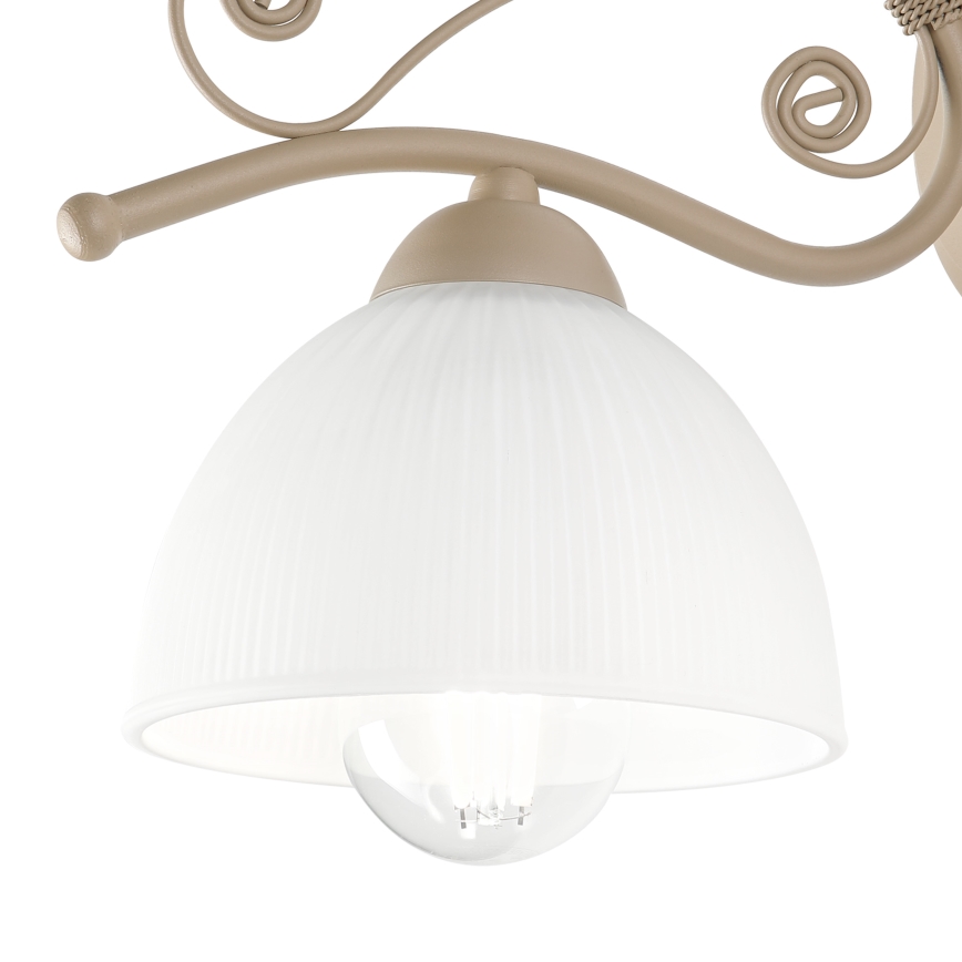 Brilagi - Nástěnná lampa ANTICO MODERN 1xE27/60W/230V béžová