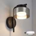 Brilagi - Nástěnná lampa AURA LUX 1xGX53/30W/230V černá/kouřová