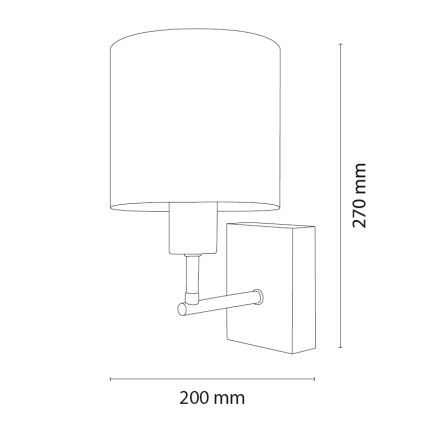 Brilagi - Dětská nástěnná lampa BOBO WOOD 1xE27/25W/230V dub/černá/bílá/medvídci
