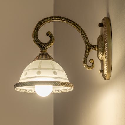 BRILAGI - Nástěnná lampa CLASSIC 1xE27/60W/230V mosaz