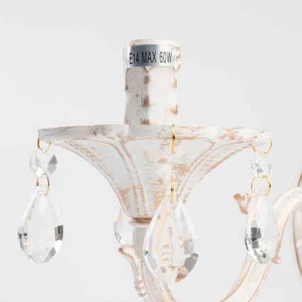 BRILAGI - Nástěnná lampa CLASSIC 2xE14/10W/230V krémová/patina