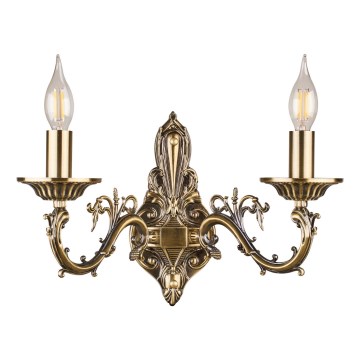 Brilagi - Nástěnná lampa CLASSIC 2xE14/10W/230V mosaz