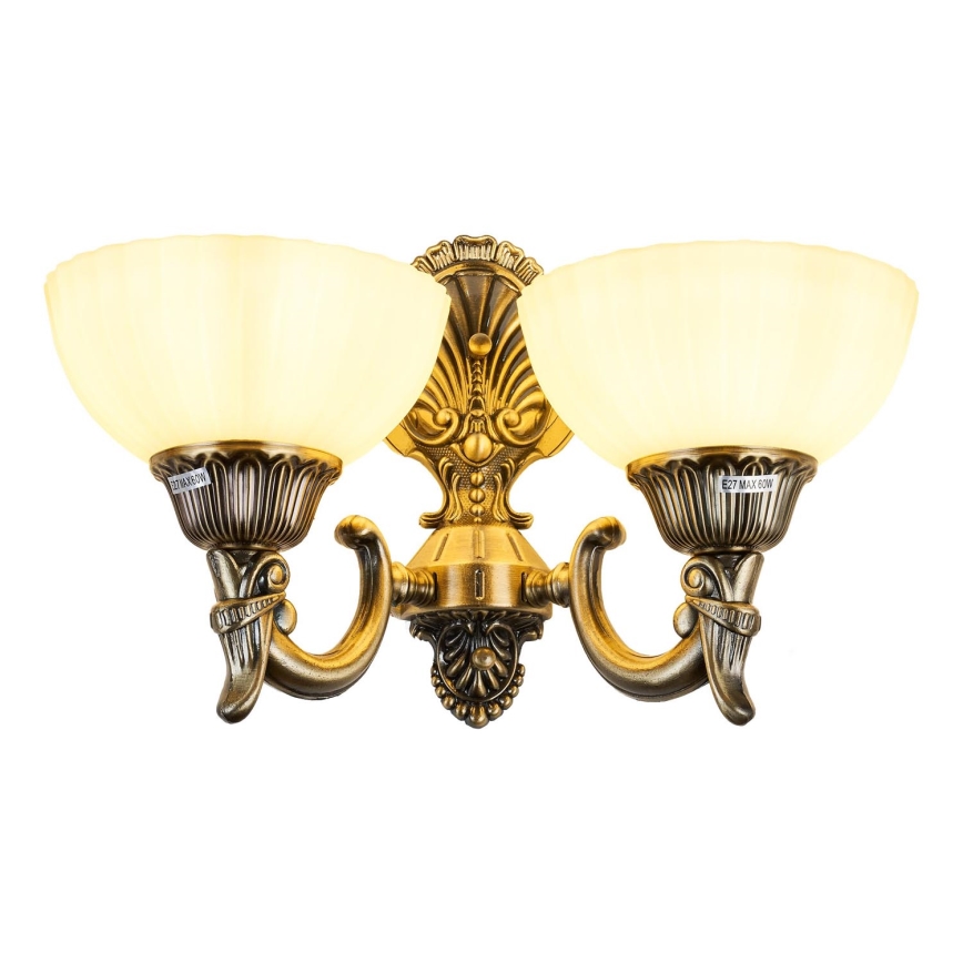 Brilagi - Nástěnná lampa CLASSIC 2xE27/60W/230V mosaz