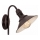 Brilagi - Nástěnná lampa FORGE 1xE27/60W/230V hnědá