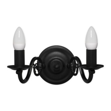 Brilagi - Nástěnná lampa IMPERO 2xE14/60W/230V černá