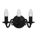 Brilagi - Nástěnná lampa IMPERO 3xE14/60W/230V černá