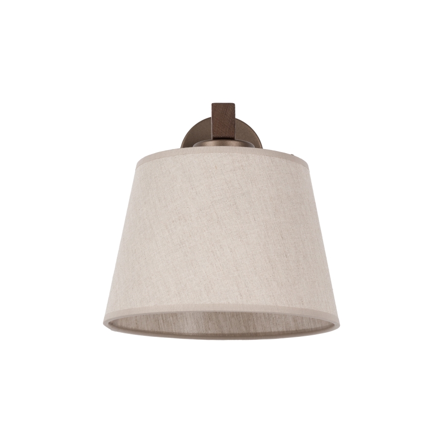 Brilagi - Nástěnná lampa LATTE 1xE27/60W/230V borovice/béžová