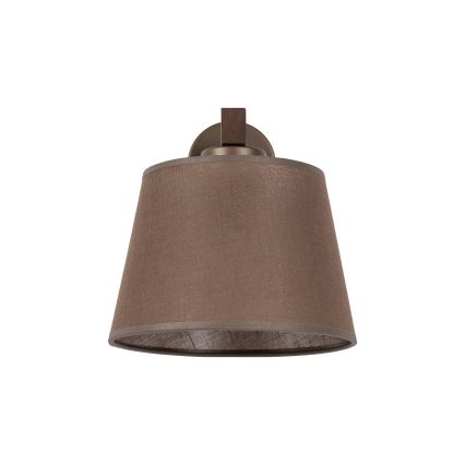 Brilagi - Nástěnná lampa LATTE 1xE27/60W/230V borovice/hnědá