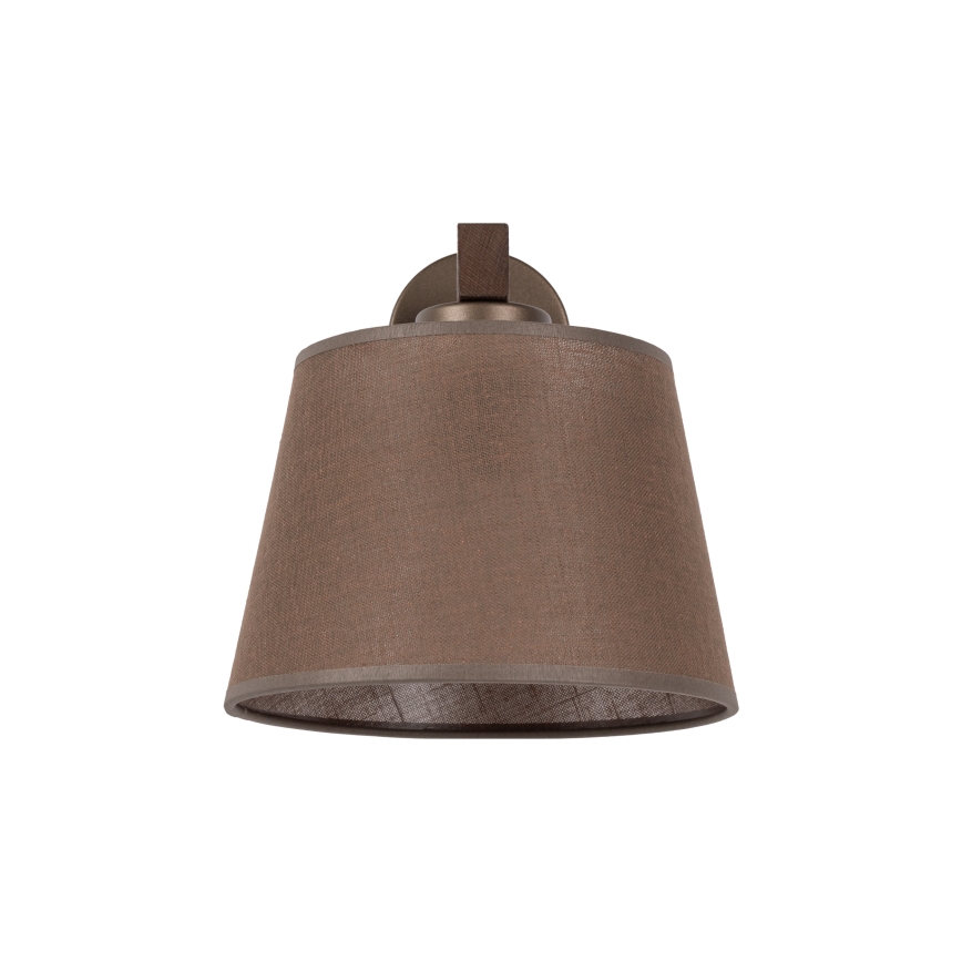 Brilagi - Nástěnná lampa LATTE 1xE27/60W/230V borovice/hnědá