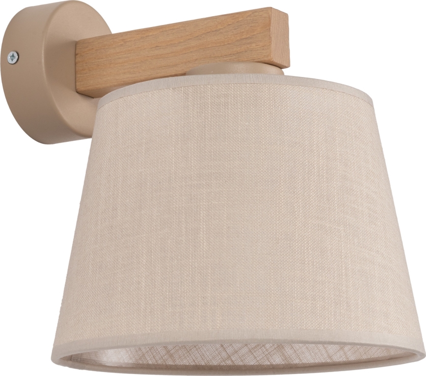 Brilagi - Nástěnná lampa LATTE SABIA 1xE27/60W/230V borovice/béžová