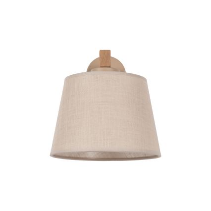 Brilagi - Nástěnná lampa LATTE SABIA 1xE27/60W/230V borovice/béžová