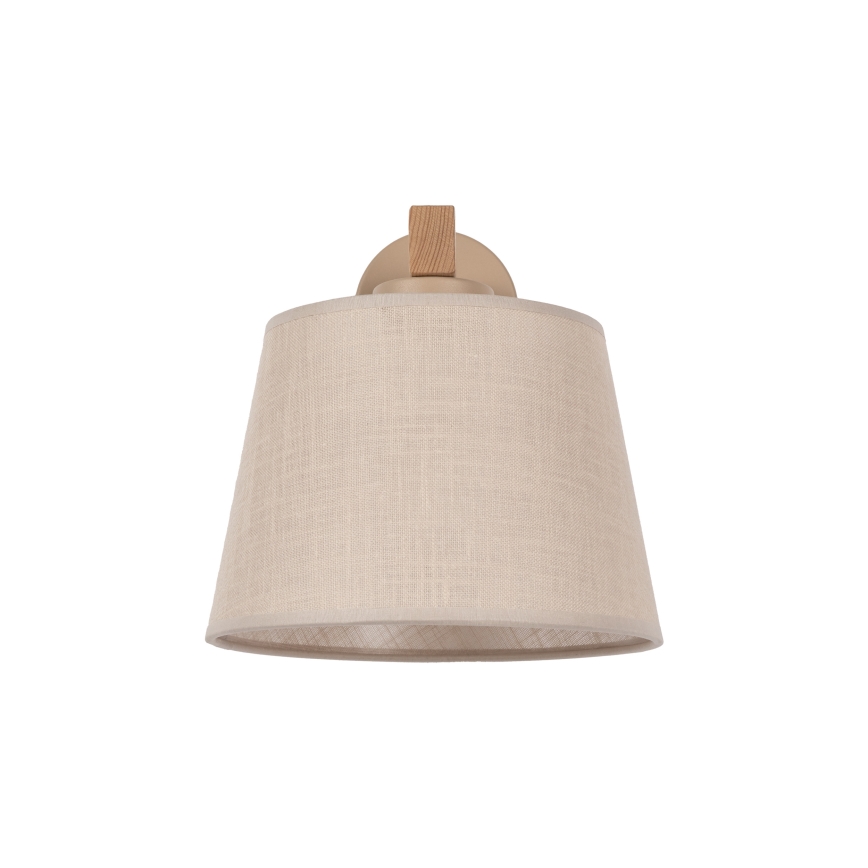 Brilagi - Nástěnná lampa LATTE SABIA 1xE27/60W/230V borovice/béžová