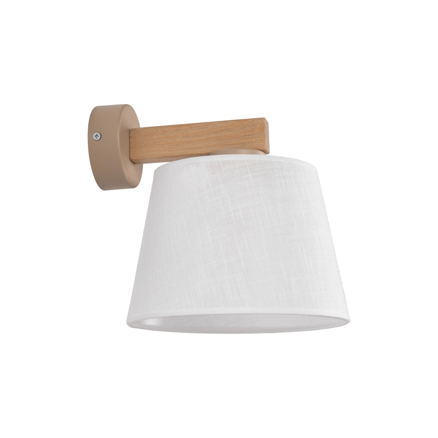 Brilagi - Nástěnná lampa LATTE SABIA 1xE27/60W/230V borovice/bílá