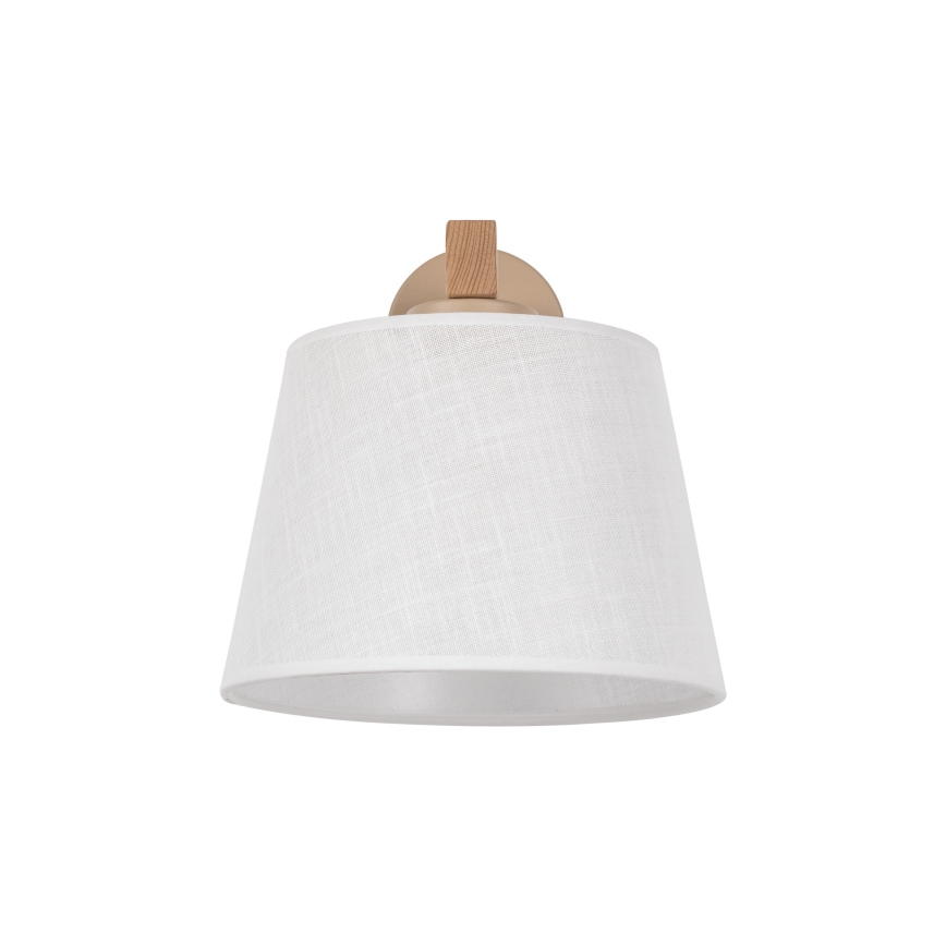 Brilagi - Nástěnná lampa LATTE SABIA 1xE27/60W/230V borovice/bílá