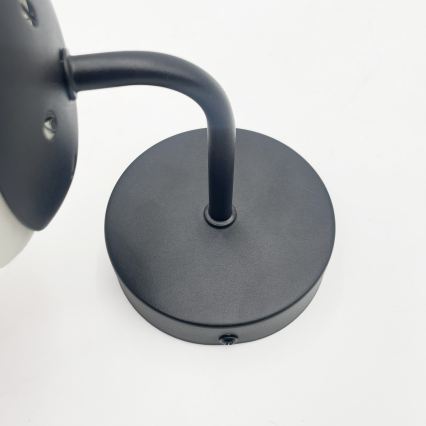 Brilagi - Nástěnná lampa MALIVA 1xE14/15W/230V černá/bílá