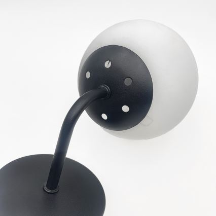 Brilagi - Nástěnná lampa MALIVA 1xE14/15W/230V černá/bílá