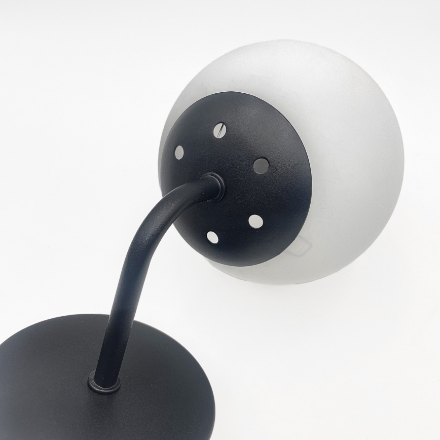 Brilagi - Nástěnná lampa MALIVA 1xE14/15W/230V černá/bílá