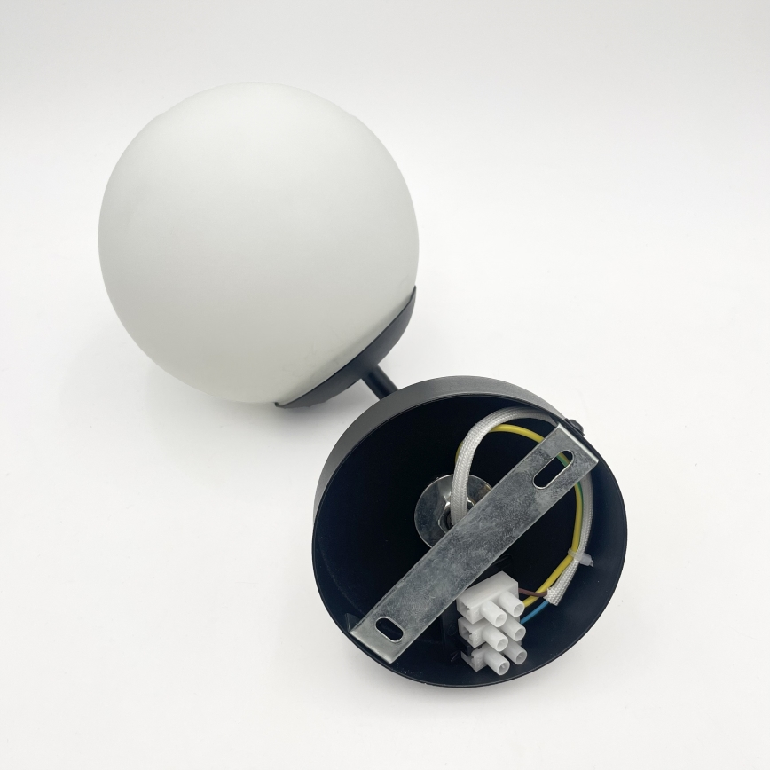 Brilagi - Nástěnná lampa MALIVA 1xE14/15W/230V černá/bílá