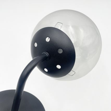 Brilagi - Nástěnná lampa MALIVA 1xE14/15W/230V černá/čirá