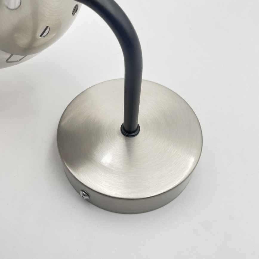 Brilagi - Nástěnná lampa MALIVA 1xE14/15W/230V matný chrom/kouřová