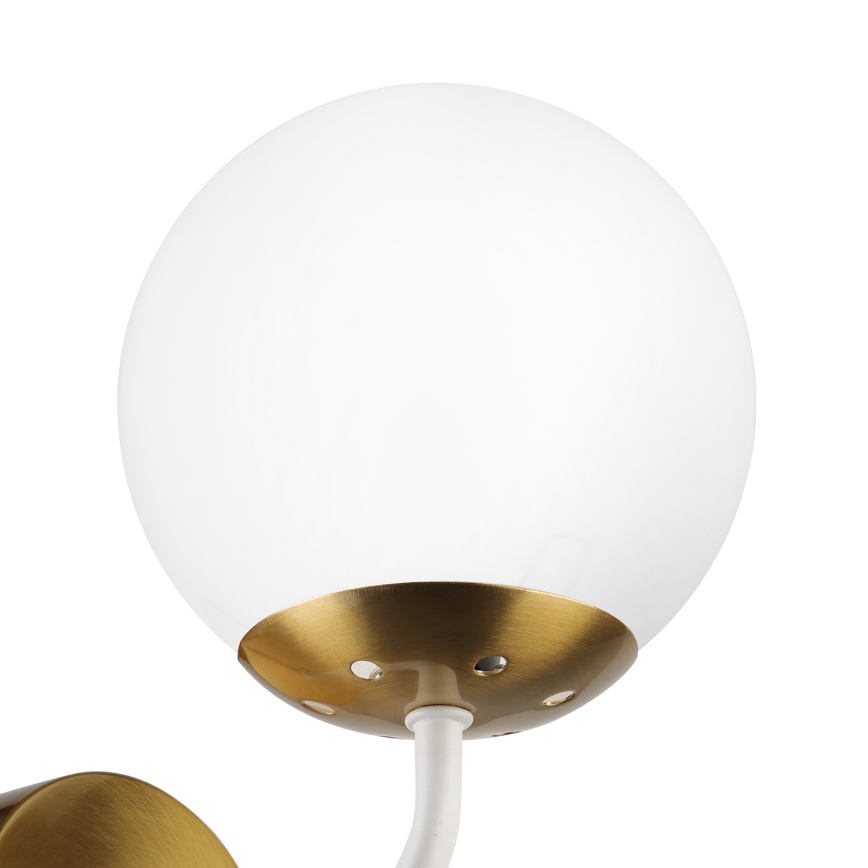 Brilagi - Nástěnná lampa MALIVA 1xE14/15W/230V zlatá/bílá