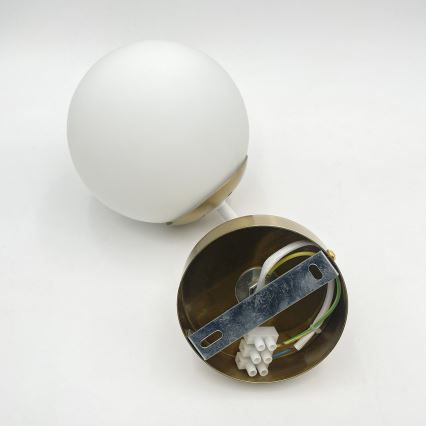 Brilagi - Nástěnná lampa MALIVA 1xE14/15W/230V zlatá/bílá